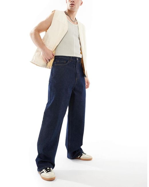 Collusion Blue X001 Antifit Jeans for men