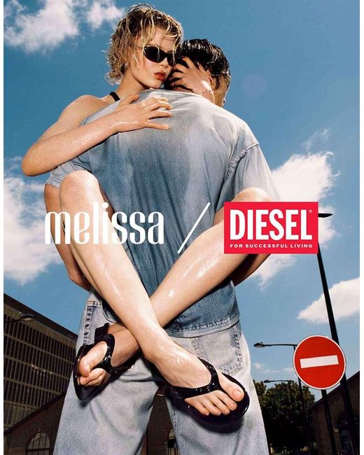 Melissa White Quantam Thong X Diesel