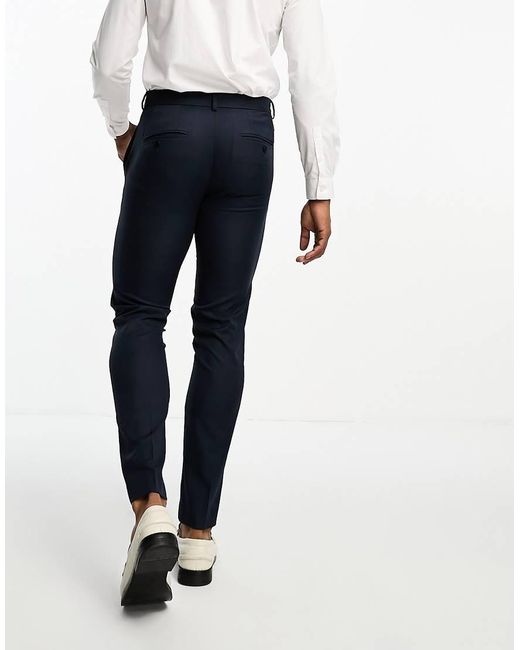 Jack & Jones Black Suit Trousers for men