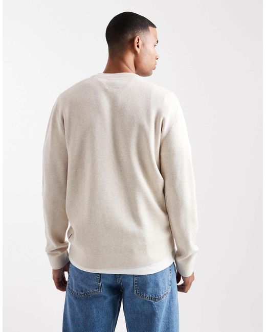 Jack & Jones Premium – strickpullover in White für Herren
