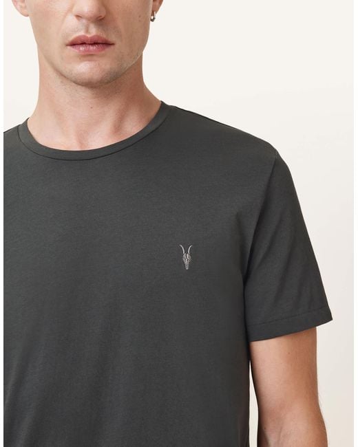 AllSaints – tonic – kurzärmliges t-shirt in Gray für Herren