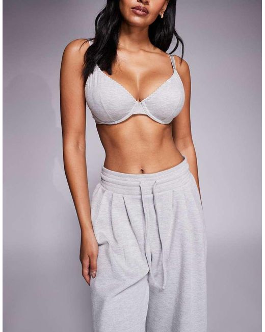 ASOS Blue Fuller Bust Mila Underwired Bra