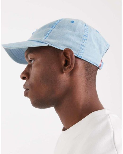Levi's Blue Ls Monogram Logo Cap for men