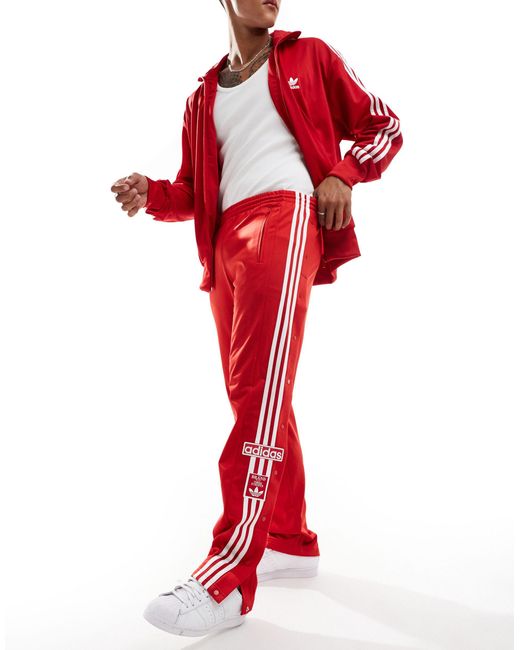 Adidas Originals Red Adicolor Classics Adibreak Pants for men