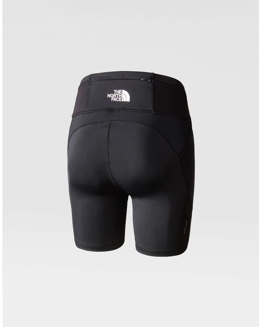 The North Face Blue Tight legging Short With Pocket Detail