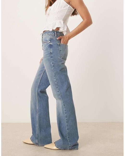 ASOS Blue Denim Bootcut Flare Jean