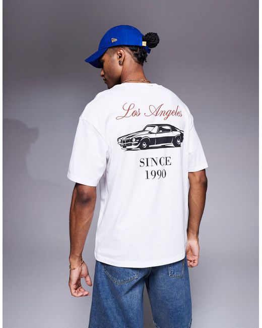 ADPT – oversize-t-shirt in Blue für Herren