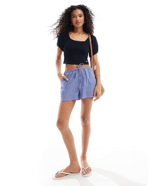 Superdry Black Smocked Woven Top