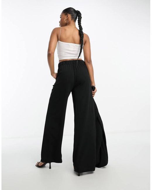 Vero Moda White Wide Leg Jersey Pants