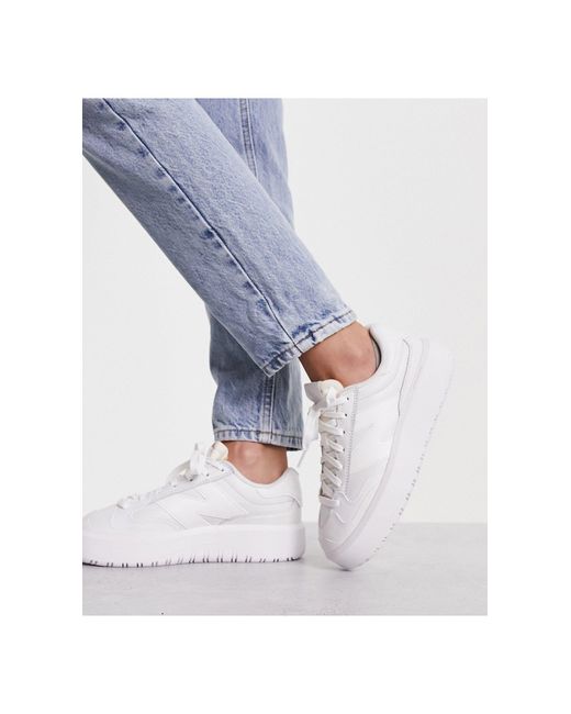 New Balance Ct302 Platform Trainers in Blue Lyst Canada