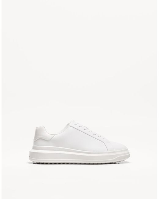 Bershka Natural Chunky Trainers for men