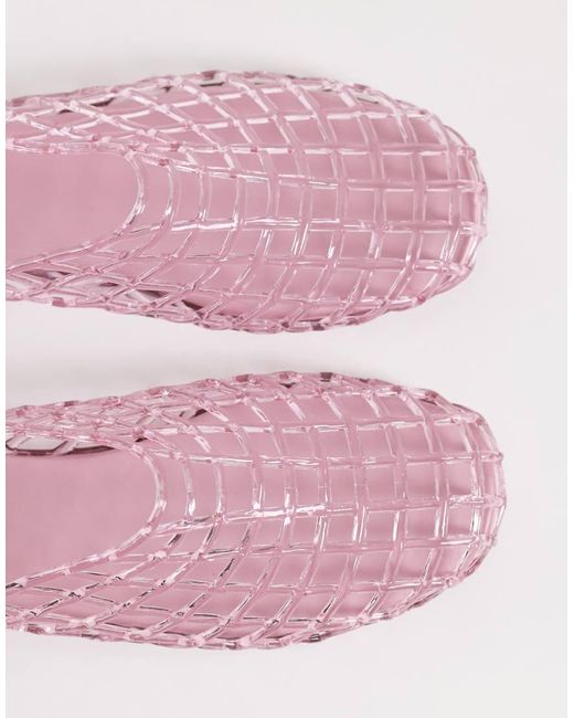 ASOS Pink Lennox Jelly Mules