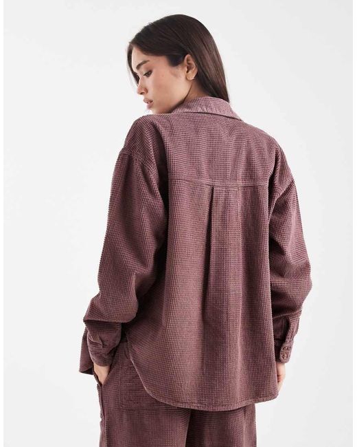 ASOS Red Relaxed Shirt