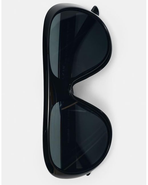 Pull&Bear Natural Resin Aviator Sunglasses