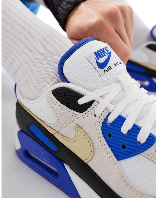 Nike Blue Air Max 90 Trainers for men