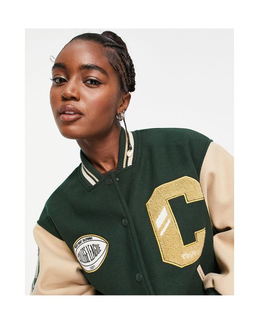 Cities varsity bomber jacket - pull&bear