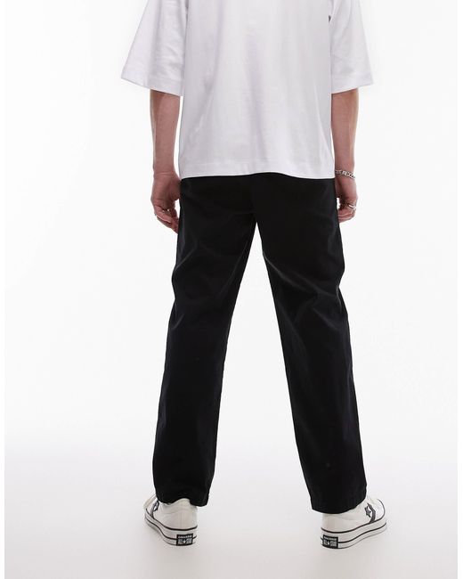 SELECTED White Loose Fit Chino Trouser for men