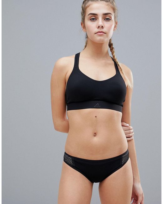 black adidas bikini