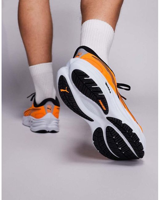 PUMA Gray Velocity Nitro 4 Trainers for men