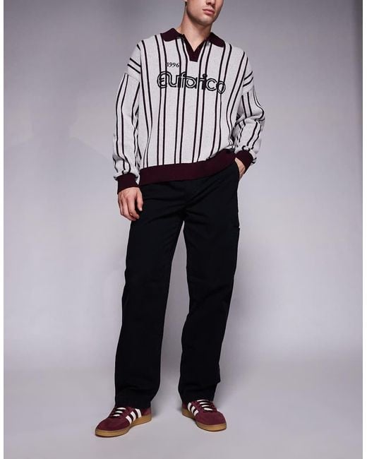 River Island Gray Loose Fit Pull On Trousers for men