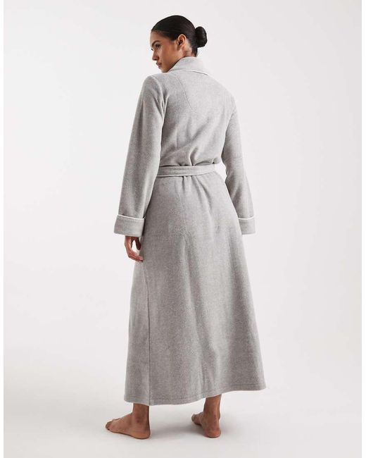 Ralph Lauren Gray Shawl Collar Robe