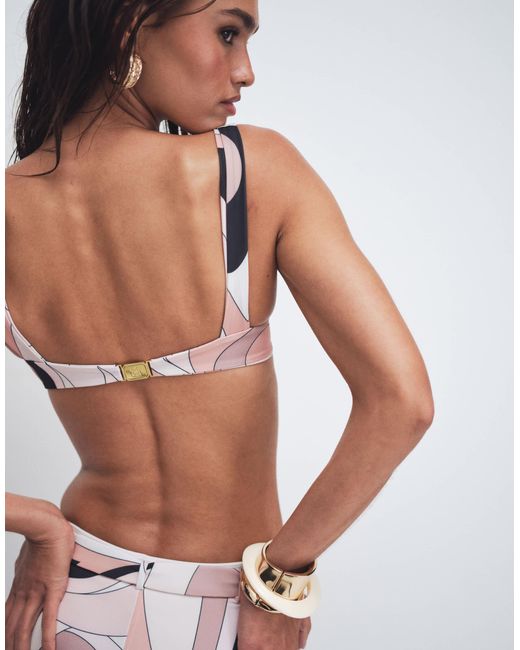 Cin Cin Brown Ariel Underwired Bikini Top