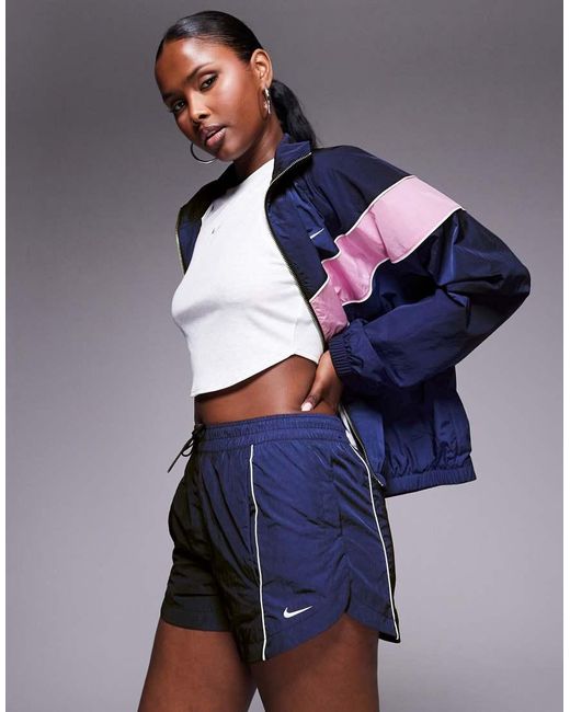 Nike Blue Windrunner Woven 2 Inch Shorts