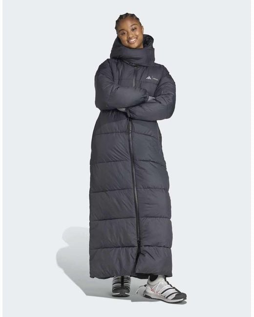 Adidas Originals Blue Adidas X Moon Boot Full Length Jacket