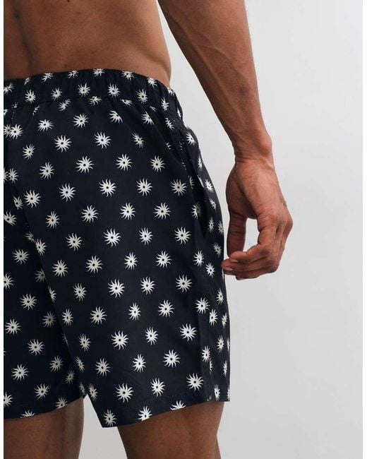 ASOS Blue Swim Shorts for men