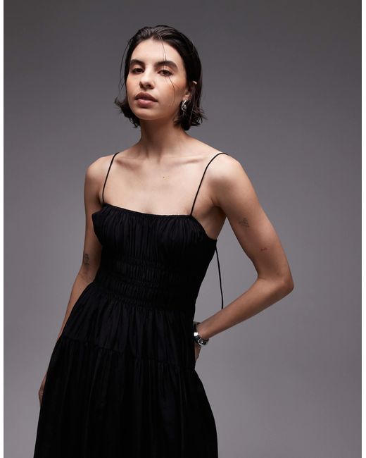 & Other Stories Black – midikleid