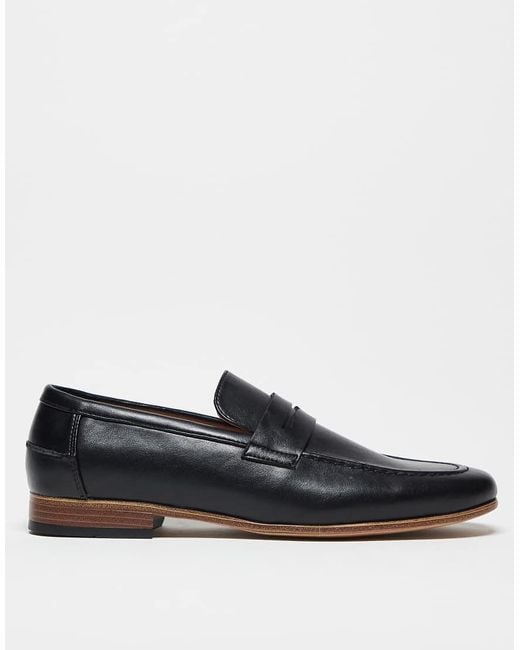 ASOS Brown Penny Loafers for men