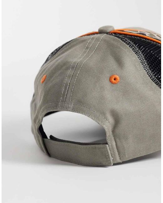 Xlarge Natural Red Head Hybrid Six Panel Baseball Cap