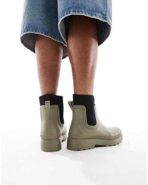 ASOS Blue Chelsea Gumboots for men
