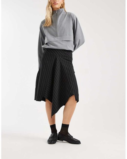 ASOS Midi Rok in het White