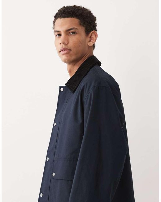 SELECTED Blue Barn Jacket for men
