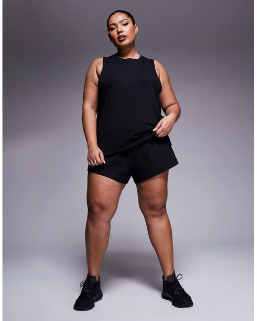 4505 Black Curve Icon Quick Dry Performance Drop Armhole Vest