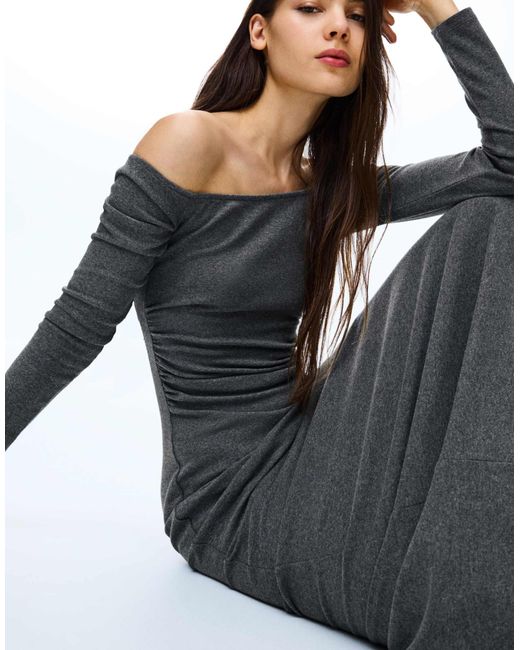 Bershka Blue – langes weiche kleid