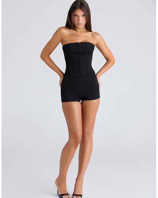 House Of Cb Black The Mini Shorts With Pockets