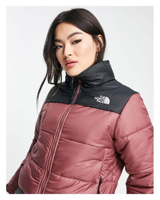The North Face Saikuru Cropped Puffer Jacket | Lyst