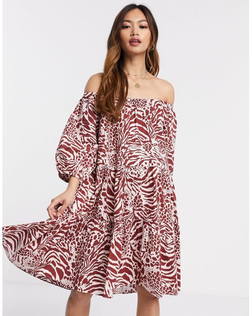 mango smock dress