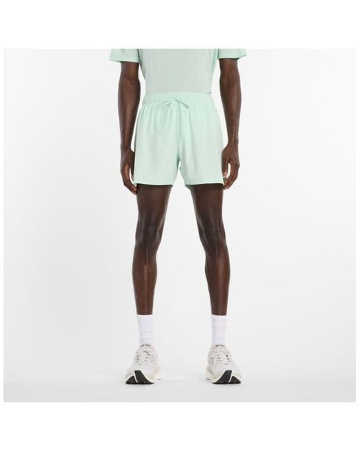 New Balance Green Rc Short 5" for men