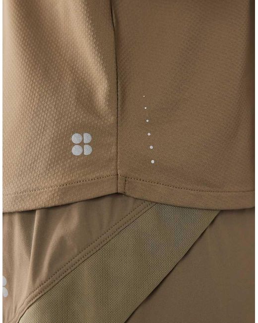 Sweaty Betty Brown Runner's High Tank
