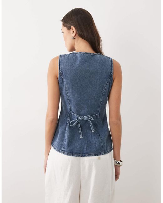 Gilet Threadbare en coloris Blue