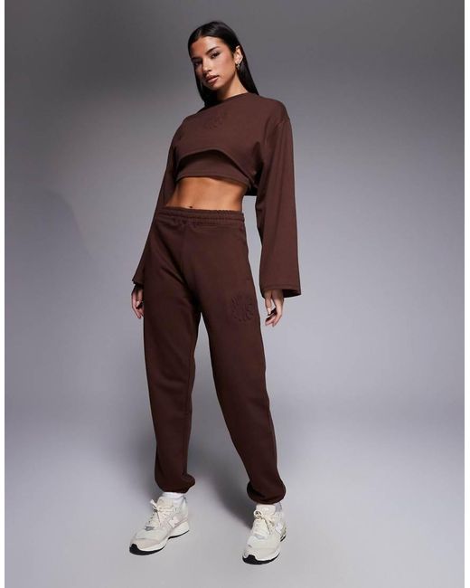 HUGO Brown Daleisy Co-ord Sweats