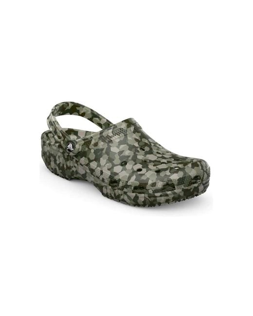 CROCSTM Green Classic Confetti Clog for men