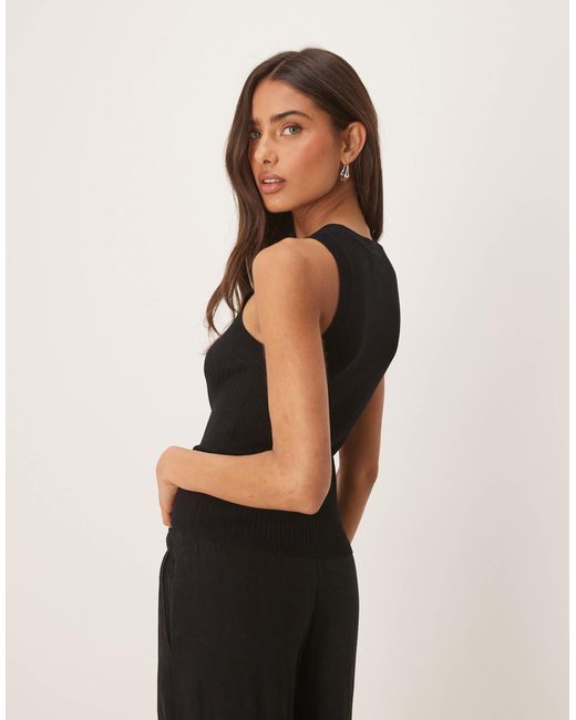 Jdy Black Knitted Tank Top