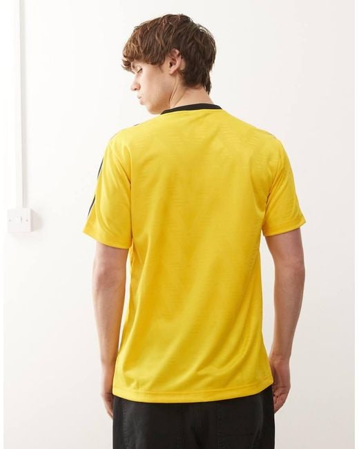 Adidas Originals Yellow Bruised Banana Jacquard Jersey for men