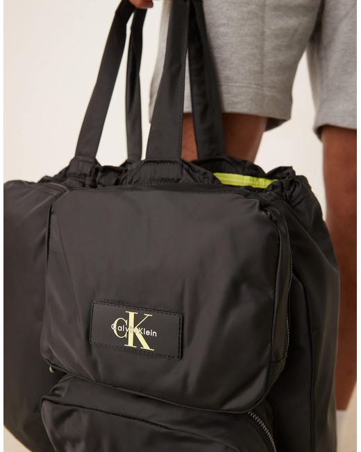 Calvin Klein Brown Utility Tote for men