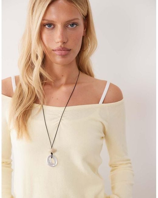 Mango Natural Teen Lightweight Knitted Top