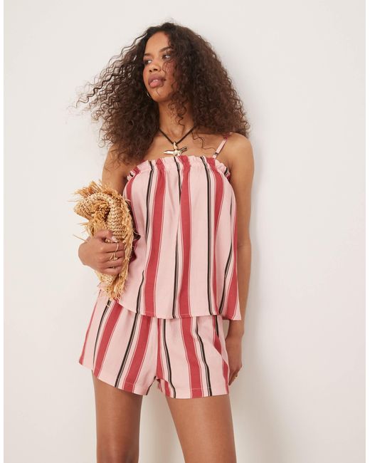 ASOS Red Trapeze Cami Top